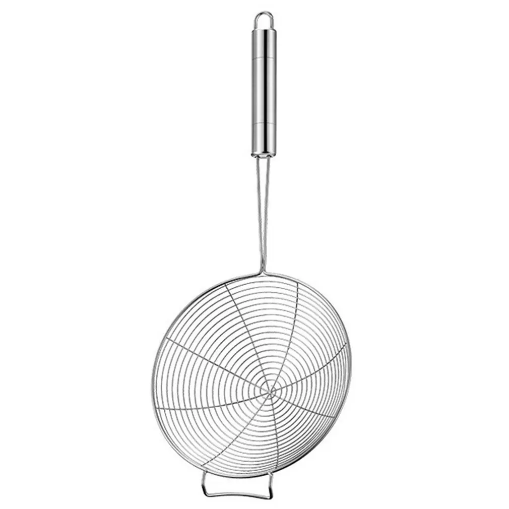 

Сетчатый дуршлаг для пикника, прочная ложка из нержавеющей стали, аксессуары для готовки, утечка, домашний кухонный инструмент