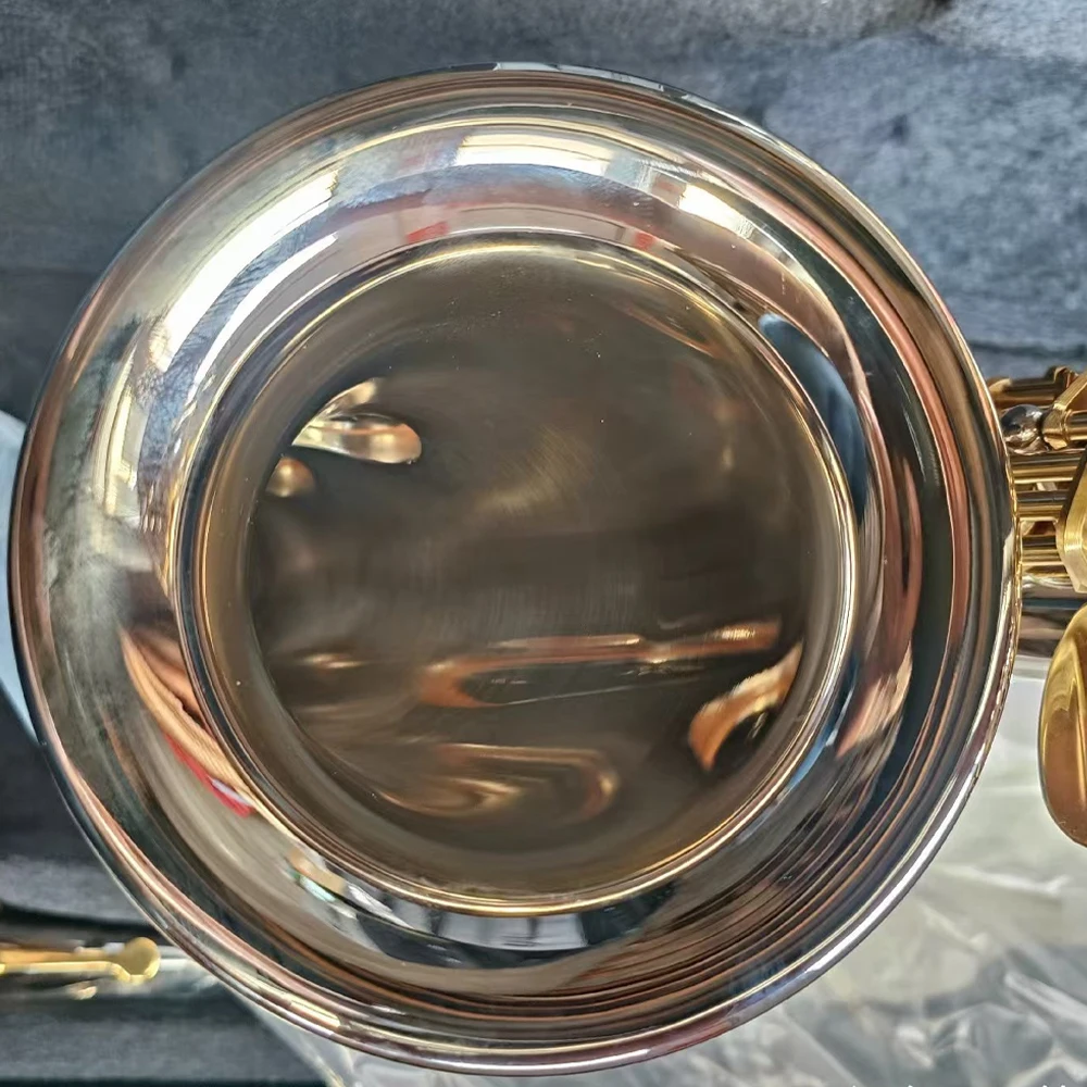 Юпитер 1100SG альт-саксофон EB-ключ никель-золотой ключ падение E латунь джазовый