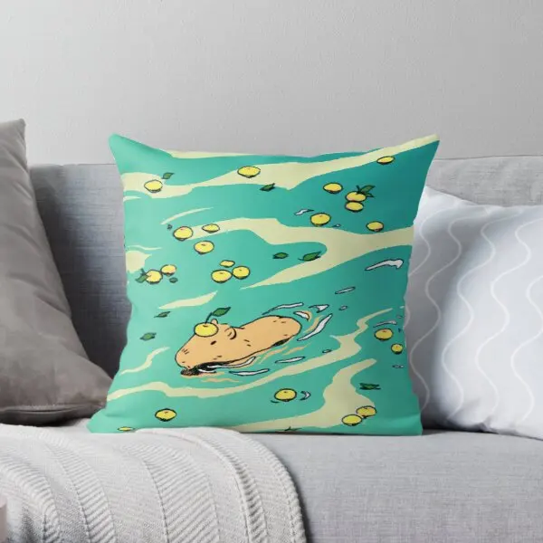 

Capyuzu Printing Throw Pillow Cover Decorative Case Comfort Car Fashion Office Bedroom Bed Hotel Square Pillows not include