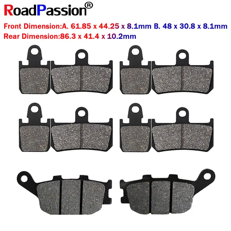 Motorcycle Accessories Front Rear Brake Pads Disks For YAMAHA YZFR1 YZF-R1 YZF R1 2007 2008 2009 2010 2011 2012 2013 2014