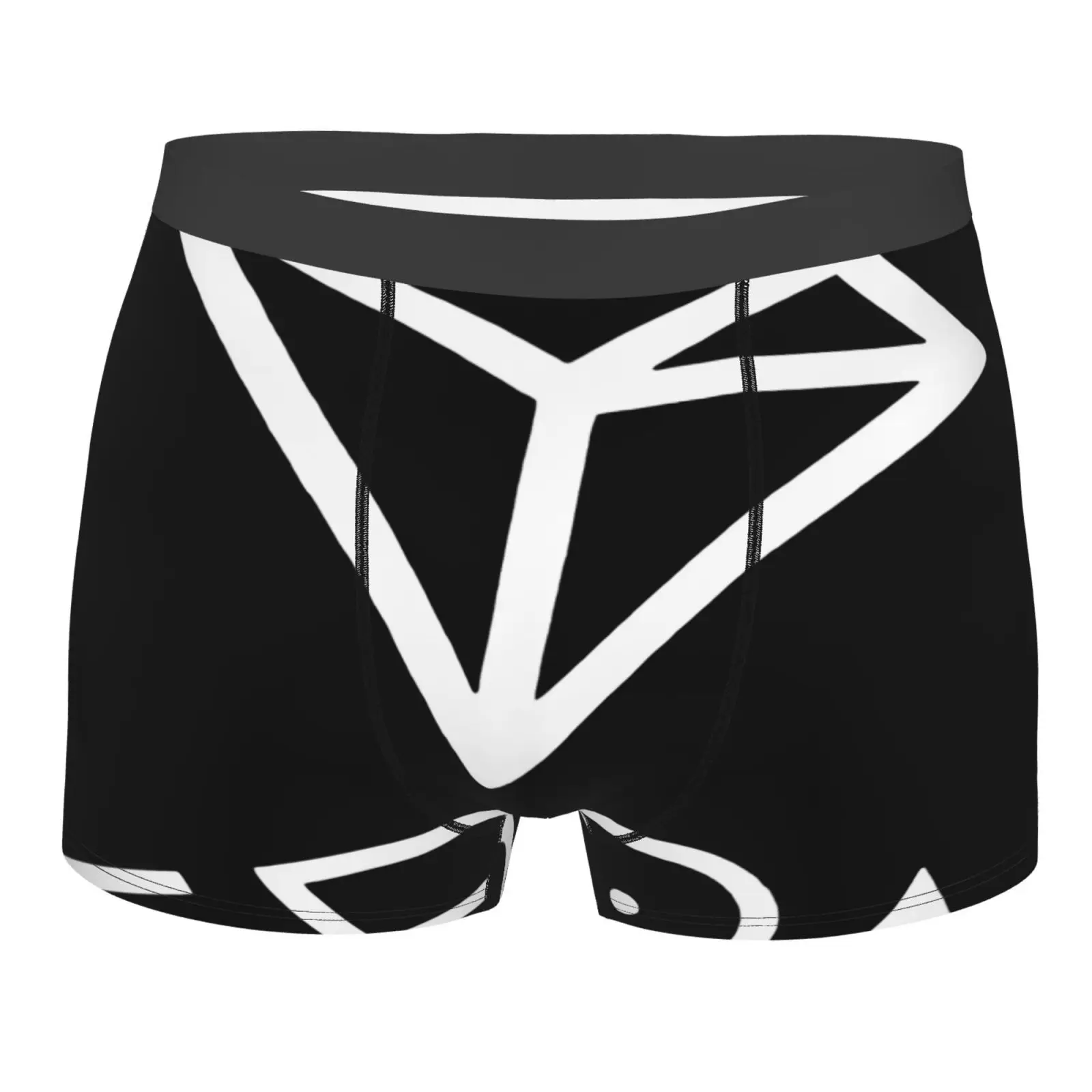 

Трусы-боксеры Tron криптомужские, пикантное нижнее белье для мужчин и женщин, с бальным мешочком, Длинные пикантные трусы, Xs