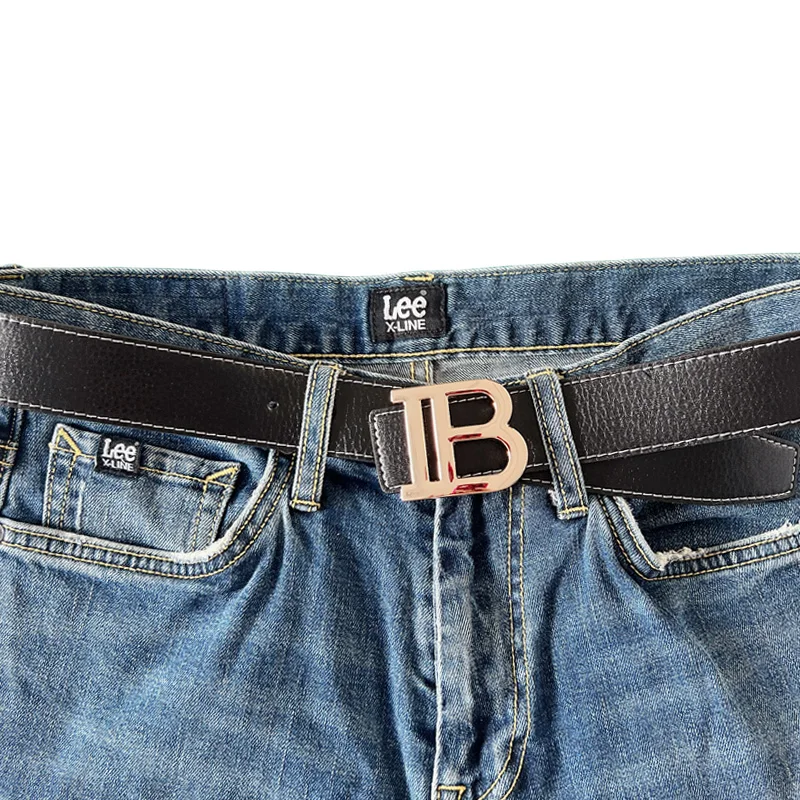 2023 Luxury Designer Brand Pin Buckle Belt Men High Quality Women Genuine Real Leather Dress Strap for Jeans Waistband