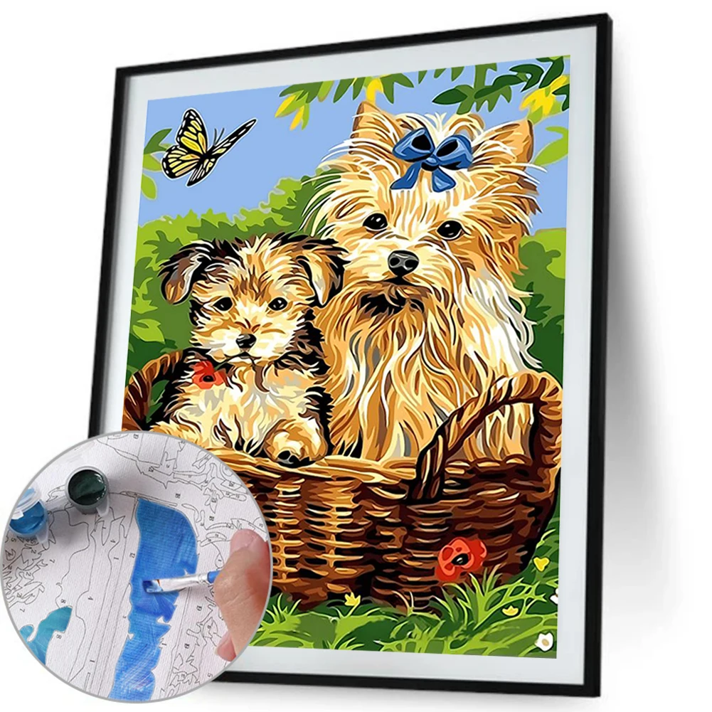 

Набор для рисования по номерам, тихие животные