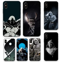 disney marvel moon knight series phone case for iphone 11 12 13 pro max 6s 7 8 plus xs xr soft phone cover back shell fans gift