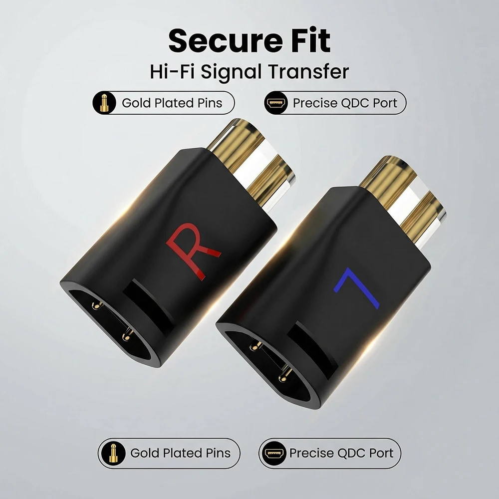 Адаптер для наушников HIFI SENNHEISER IE8 (штекер) на QDC 2 PIN (гнездо) для подключения наушников SENNHEISER IE80SIE80IE8IIE8, конвертер (art.: 3920d8cd189cc) - 3920d8cd189cc