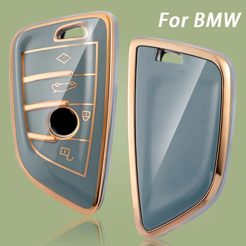 

TPU Car Remote Key Case Cover Fob for BMW 1/3/5/6/7 Series X1 X3 X5 X6 X7 G30 G20 G32 G11 F20 Z4 F48 F39 G01 G02 F15 F16 G07