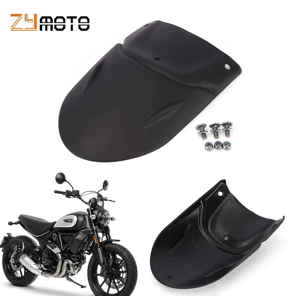 

Motorcycle Front Rear Mudguard Extender Fender Splash Extension Pad For Ducati Scrambler 800 2014 - 2020 2019 2018 2017 2016 15