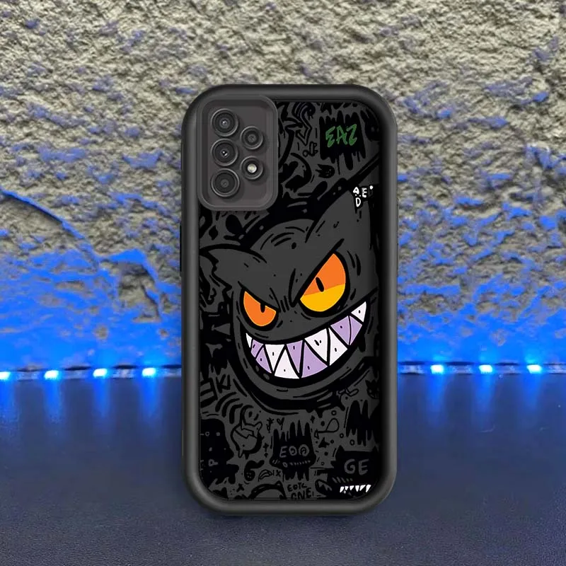 P-Pokemones G-Gengars для Samsung A73 A72 A56 A55 A54 A53 A35 A32 A25 A23 A21s A14 A05 5G Лестница для глаз (art.: 3920cfe7b490b) - 3920cfe7b490b