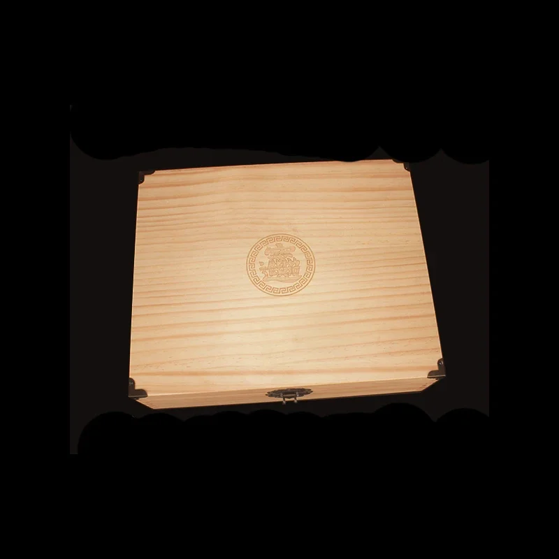 Деревянная шкатулка для хранения монет 100 отделений стандартная с замком и