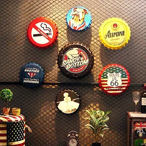 Королевский жестяной знак крышка для бутылки металлическая жестяная фотография