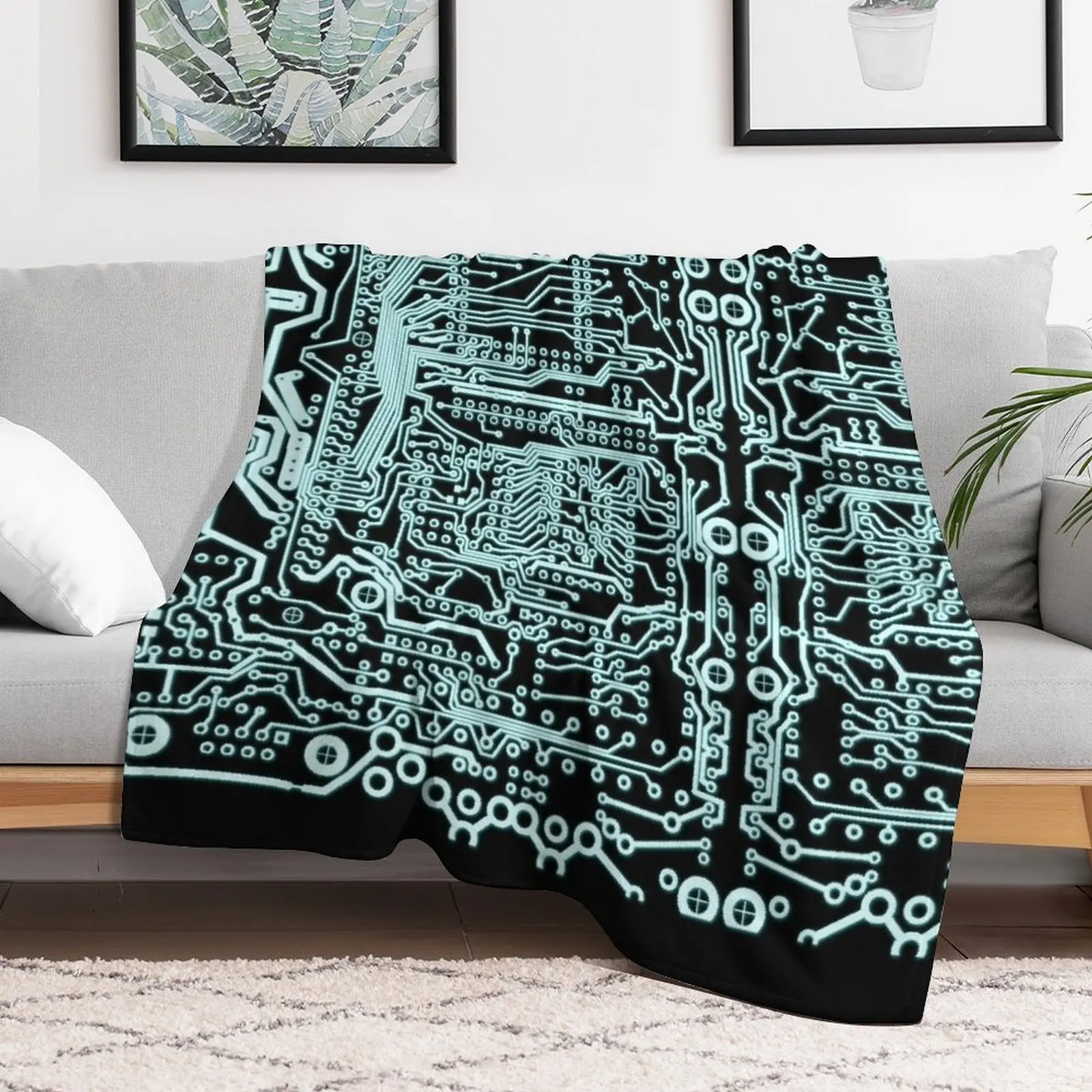 Светящееся одеяло в клетку