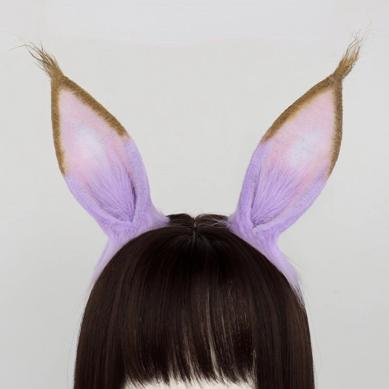 Плюшевые аксессуары для волос с конскими ушками японские искусственные уши