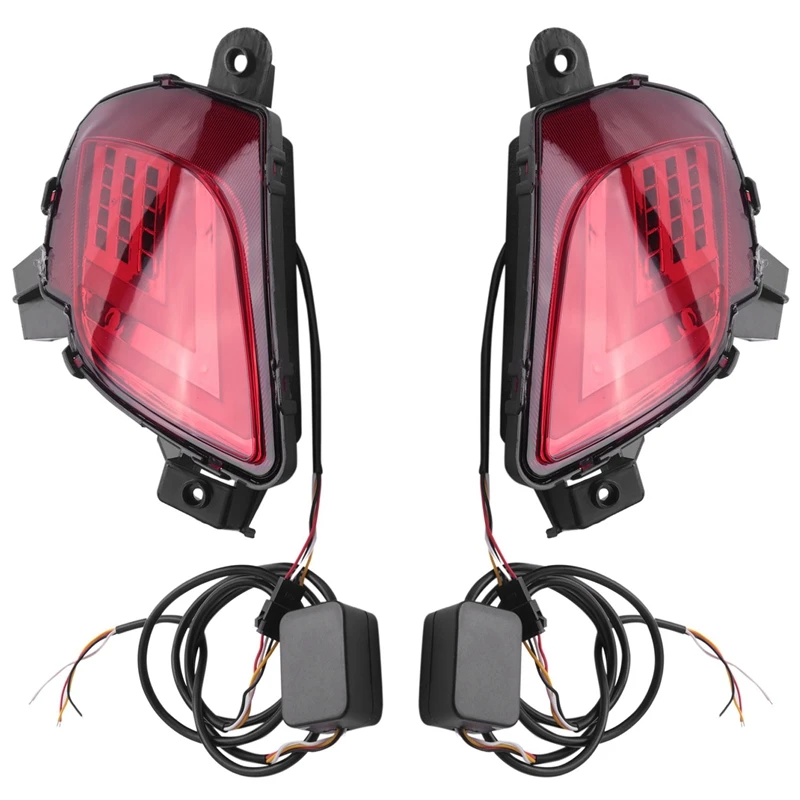 

2Pcs For Mazda Cx-5 Cx5 2013-2016 Multi-Function Car Led Tail Light Rear Bumper Light Rear Fog Lamp Brake Light Reflector