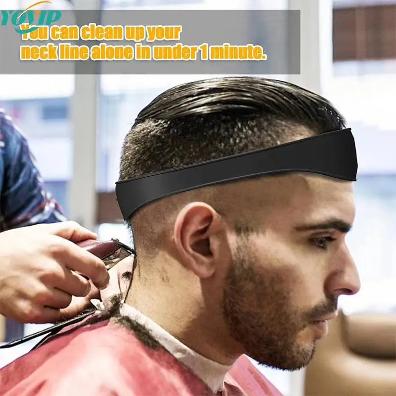

Сделай Сам домашний Обрезной вырез шаблон для бритья изогнутая силиконовая направляющая для стрижки волос повязка на голову моющиеся Инструменты для укладки