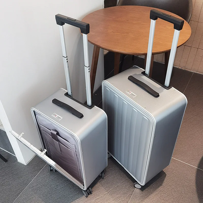 

Cabin Case Password Box Box Business Suitcase 20 Inch Boarding Case with Front Cover Universal Wheel Luggage Lock