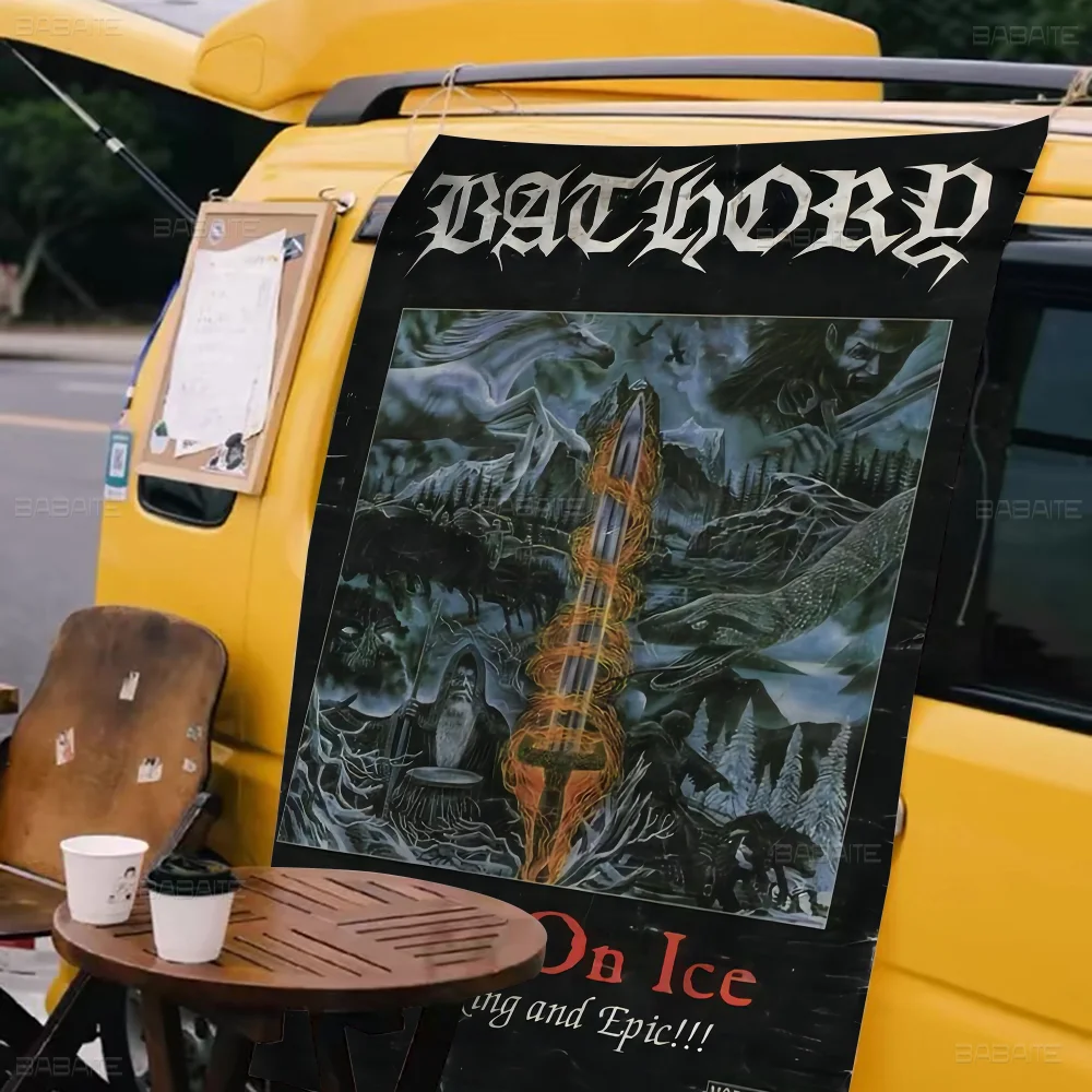 Bathory Quorthon Ретро Хэви-метал Музыкальная Группа Певица Креативный Узор Подвесной