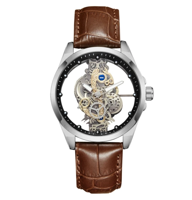 Часы наручные мужские кварцевые с автоматическим механизмом двусторонние