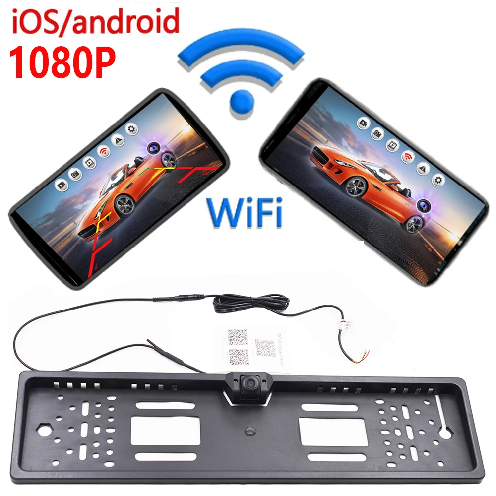 

Автомобильная камера заднего вида с поддержкой Wi-Fi, Android, AHD, 1080P