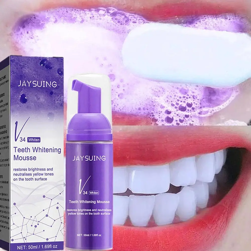 

V34 Teeth Whitening Toothpaste Advanced Stain Removing Toothpastes For Adults Oral Clean Teeth Whiten Mouth Breathe Freshener