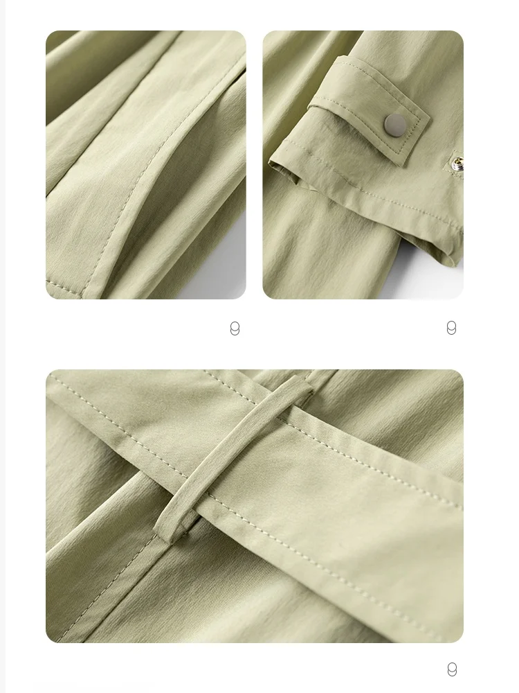 ZIQIAO японский Женский Тренч Офисная Женская ветровка женский длинный 150 см новое