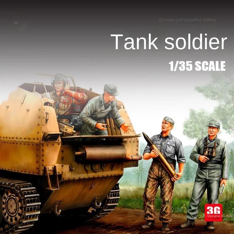 

NX 1/35 Self-propelled Artillery Artillery Combination Soldier Model Assembly Model Kit Military Model