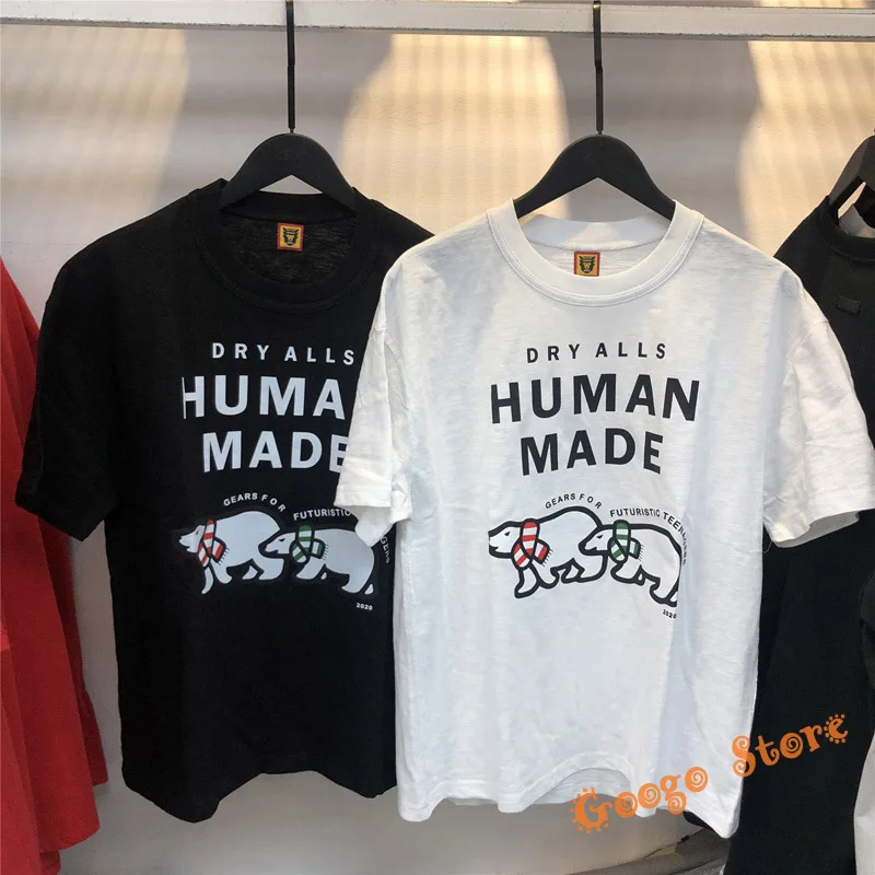 2022 Повседневная мультяшная Футболка с принтом медведя мужская и женская дышащая