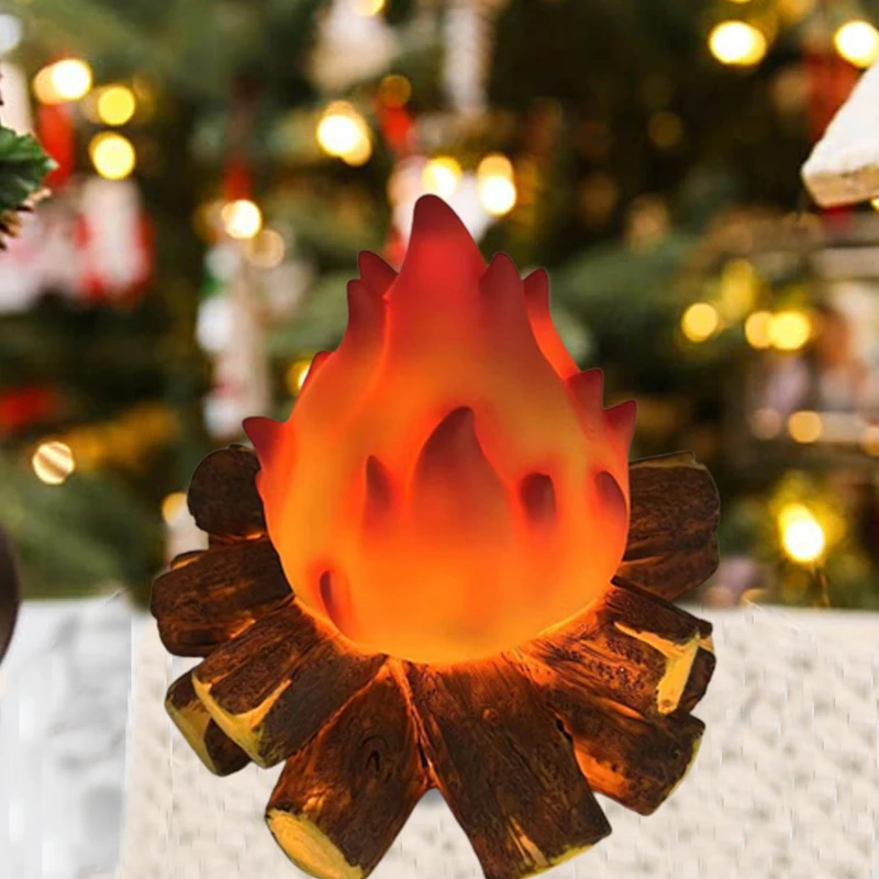 Поддельные огнеугольные огни поддельные огнеупорные лампы для украшения камина