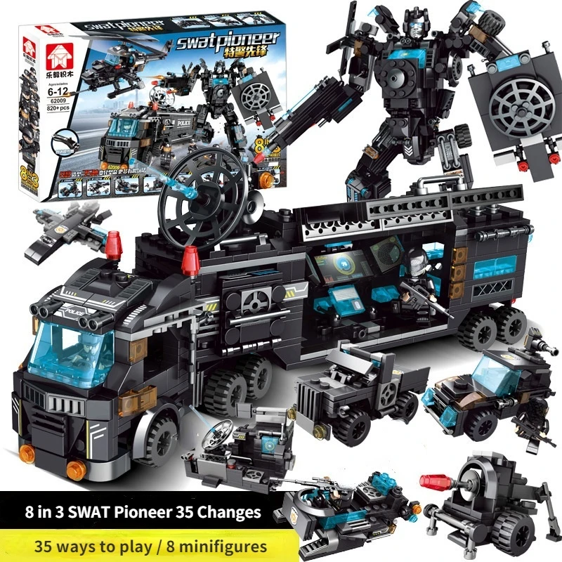 Совместим с конструктором Lego переносчик летательных аппаратов Детская