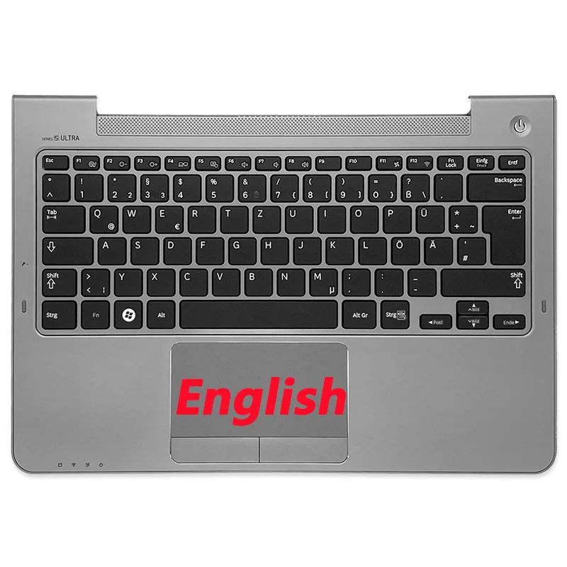 Новый металлический чехол для Samsung NP530U3C NP530U3B NP535U3C NP535U3B задняя крышка
