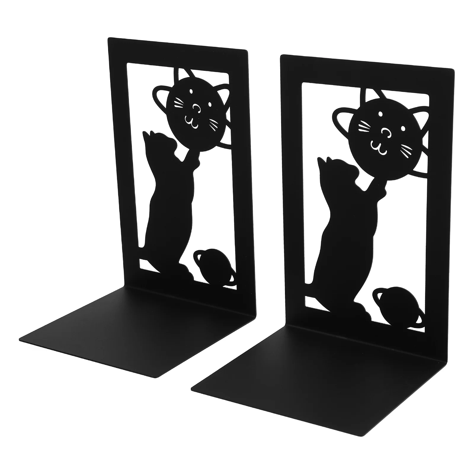 

Creative Bookends Bookshelf Book Stopper Heavy Book End Iron Bookends Decorative Heavy Books Bookends