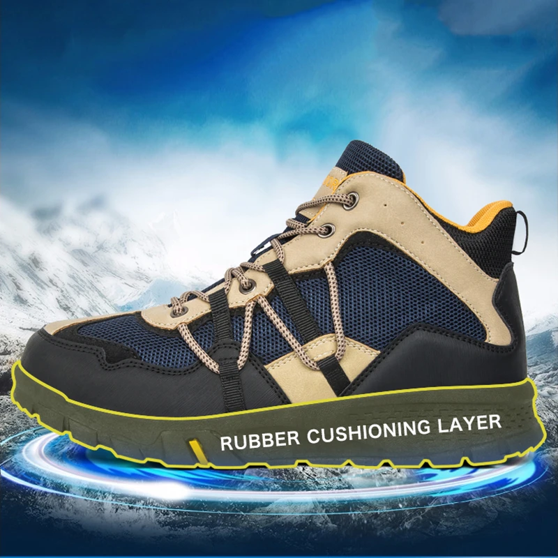 Outdoor Sport Hiking Shoes Men Trail Trekking Mountain Climbing  Boots Mens Sneakers High Quality Fashion 2022 Trail Running