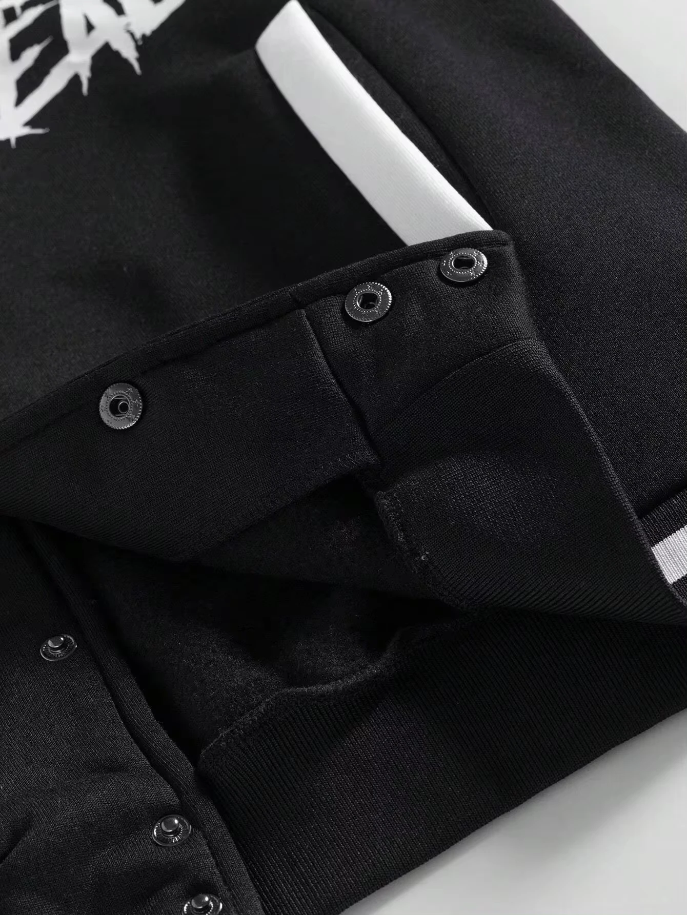 Куртка-бомбер мужская повседневная с длинным рукавом и принтом