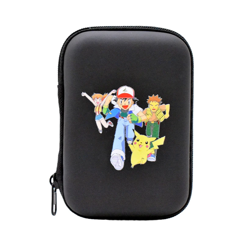 

2022 Pokemon Pikachu Game Cards 50 Capacity Cards Holder Album Hard Case Card Holder Book Holder Earphone Storage Box toy Gifts