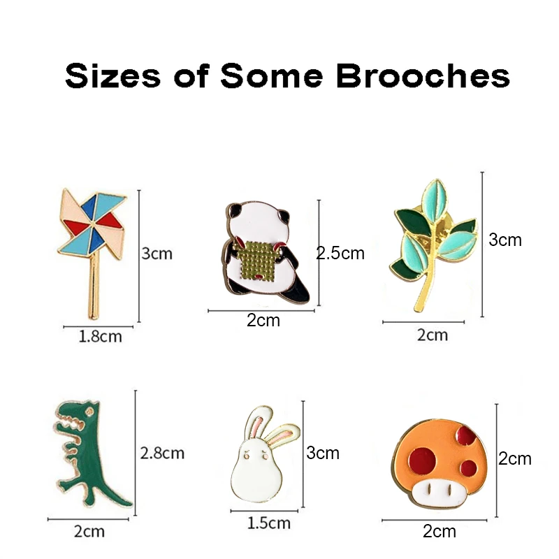 10/30 шт. случайные значки милая модная идентификационная шпилька аксессуары