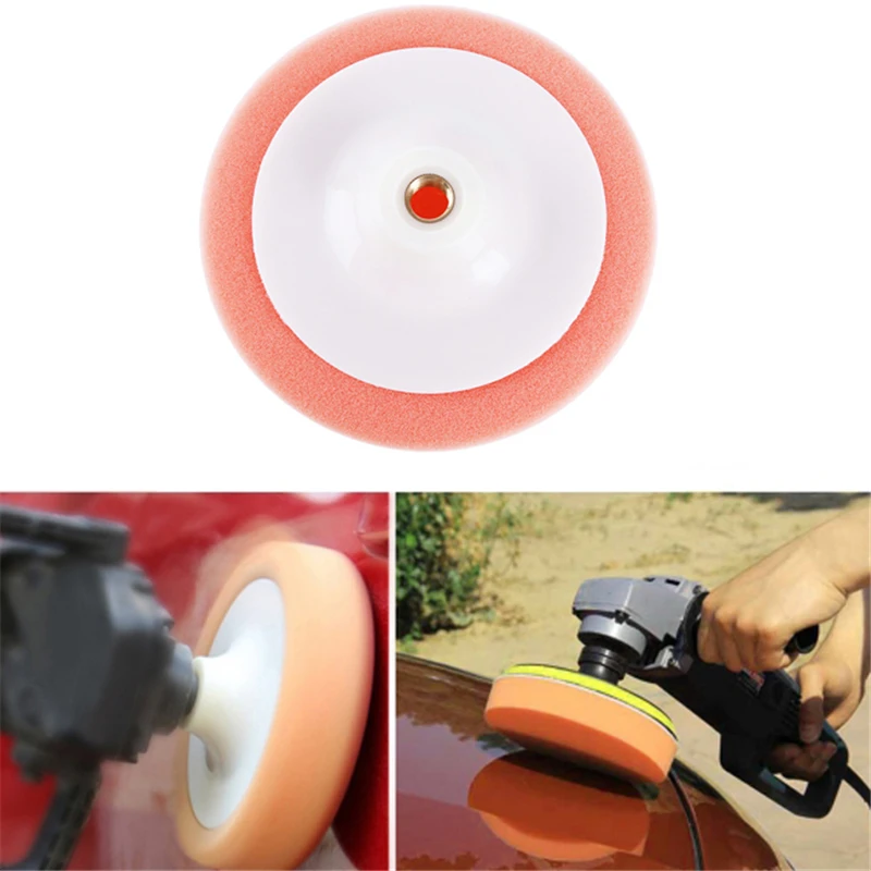 

1Pc 6"(15cm) Car Polishing Pads Sponge Polishing Buffing Waxing Pad Wheel For Car Polisher Buffer Orange Pad Kit Hot Car Washer