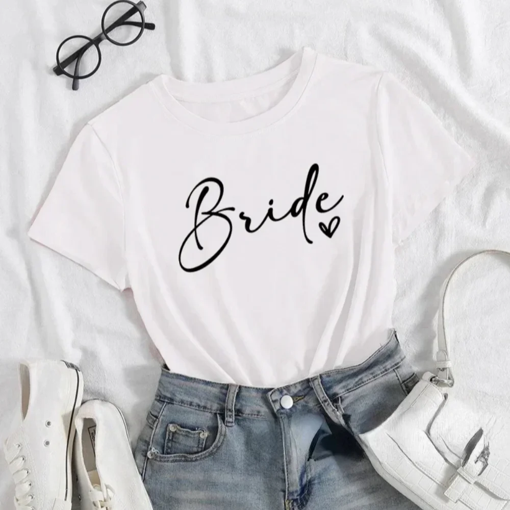 Футболка женская черная/Розовая/белая с сердечками