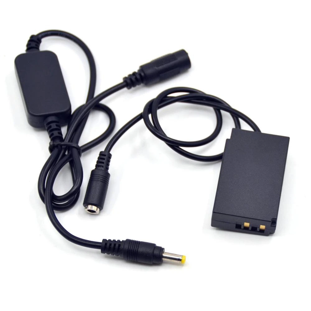 Кабель питания с понижением напряжения 12-24 В + искусственная батарея для Canon EOS Rebel