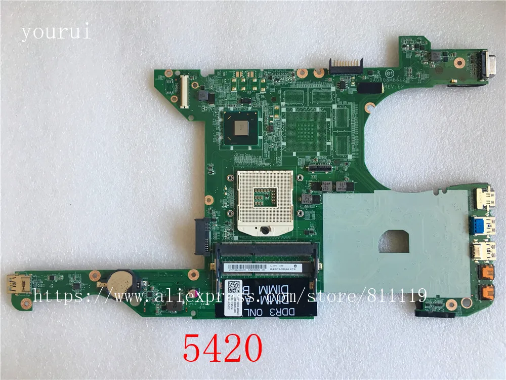 Материнская плата yourui 0KD0CC KD0CC для ноутбука Dell inspiron 14R 5420 I5420, материнская плата для ноутбука DA0R08MB6E2