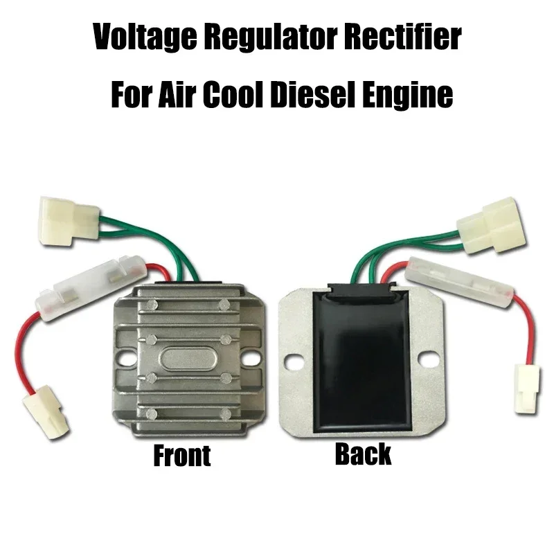 Дизельный генератор с воздушным охлаждением регулятор напряжения выпрямитель