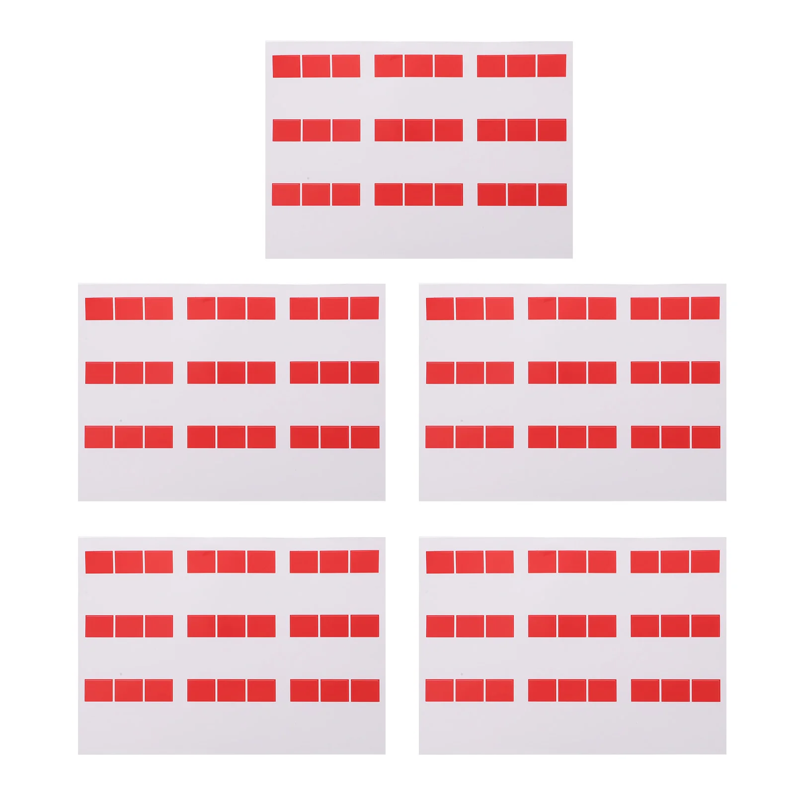 

5pcs Self-Adhesive Cable Labels Tear Resistant Flexible Cable Labels Stickers