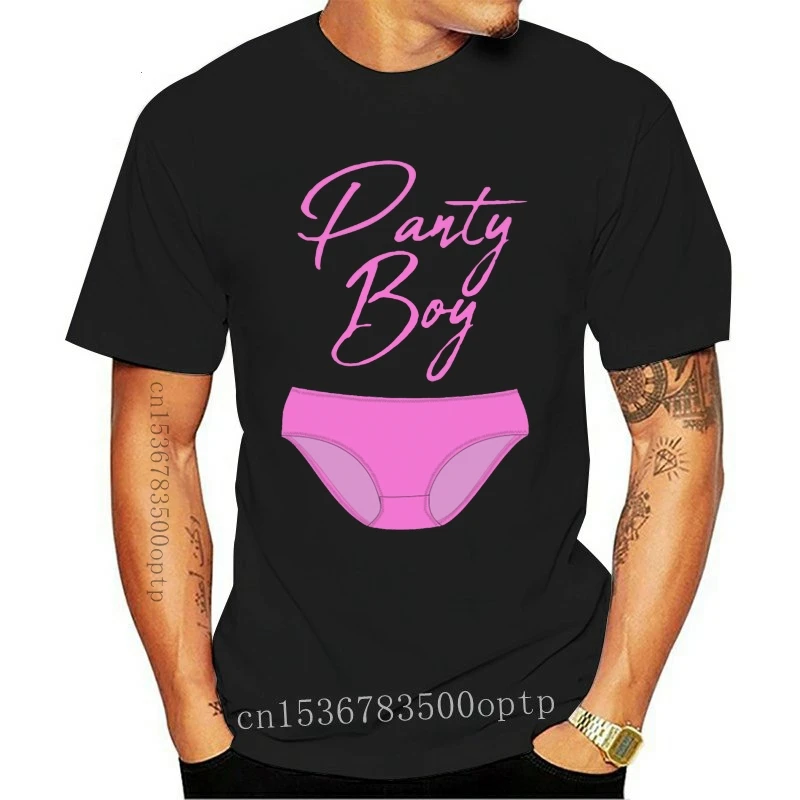 Panty Boy Sissy Crossdresser Slave Cuckold Undies t shirt printed 100% cotton O Neck Standard Crazy Authentic Formal shirt