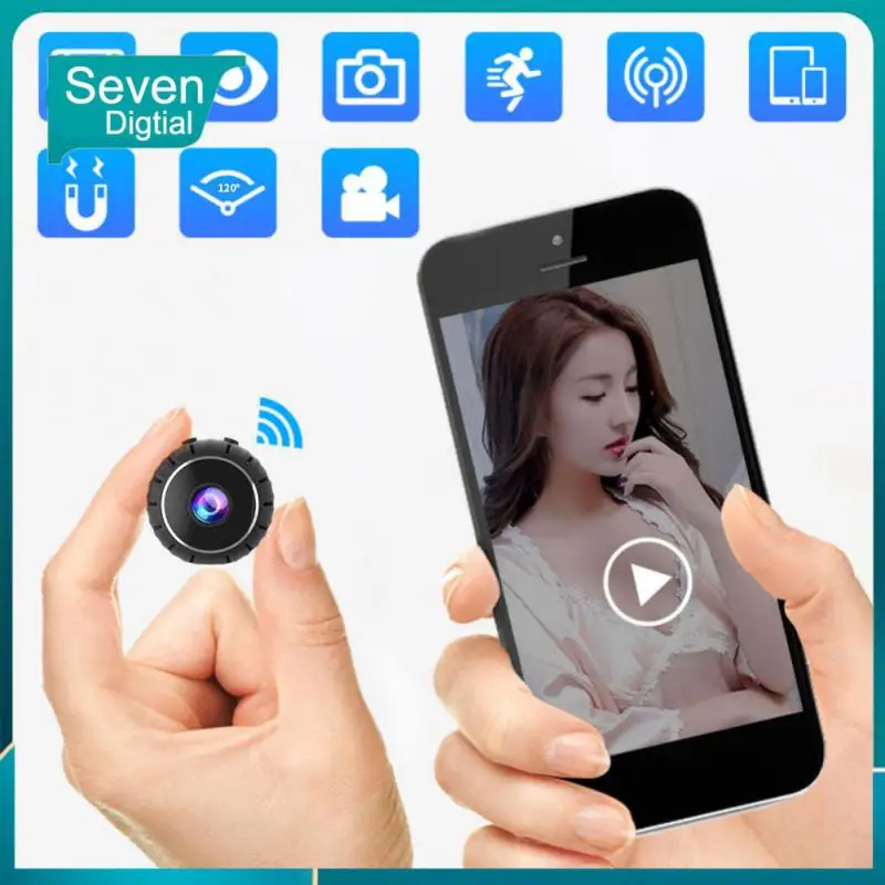 

1080p Hd Picture Quality Wifi Mini Camera Smooth And Clear Picture. Video Surveillance Network Cameras Easy To Carry Wifi Camera