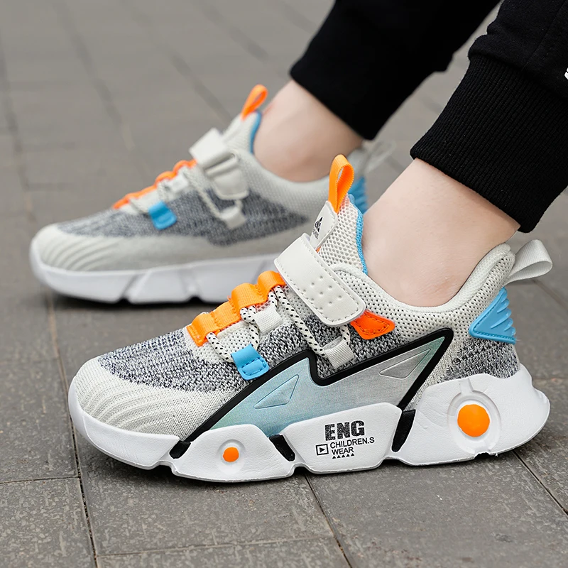 Cute Pink Girls Sneakers 2023 Fashion Kids Running Shoes for Boys Non-slip School Casual Shoes Light Soft Tenis Children Shoes