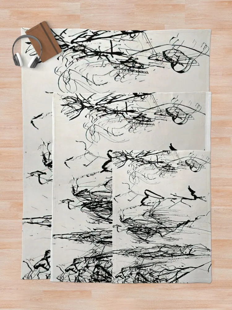 Brice Marden - Летний свиток # 8 Five Kinds of Hydra Trees-1986 Пледы для косплея в стиле аниме плед