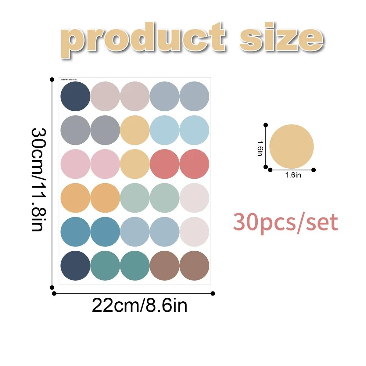 

Настенные наклейки HARKO polka dots