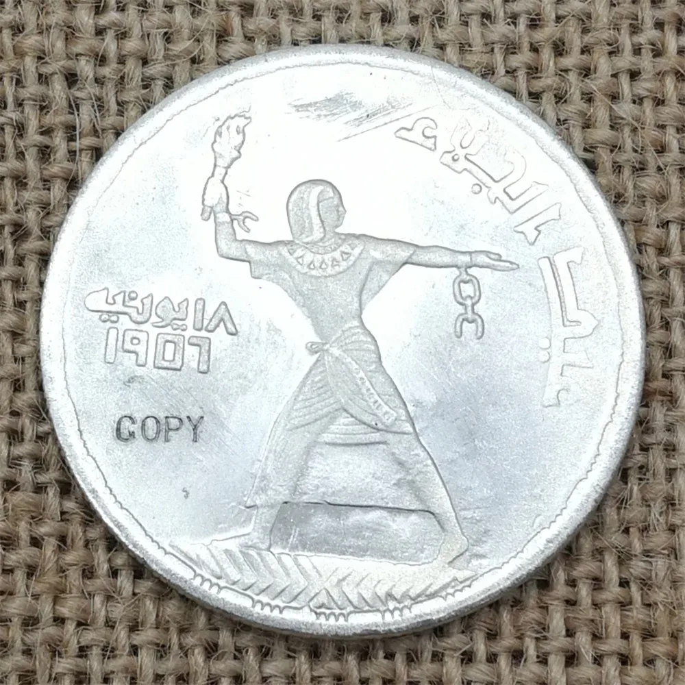 

Коллекция 1956 года, Египет, 50 фараонов, Клеопатра, Посеребренная монета, старые копии монет