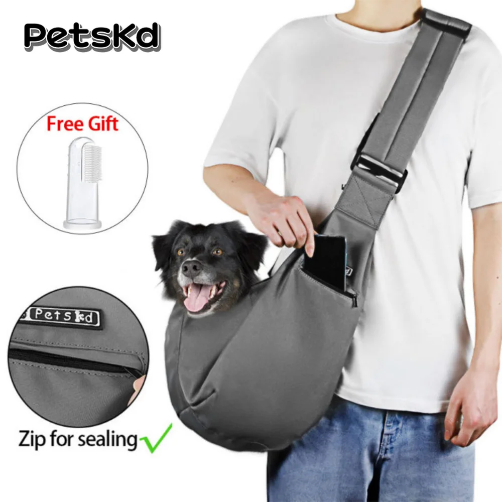 

Petskd Dog Bag Nylon Sling Pets Bag Shoulder Messenger Cat Carrier Dog Accessories for Small Pet Carrying Handbag for Outdoor