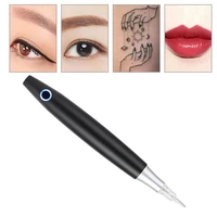 35000 rpm tattoo makeup pen kit rotary tattoo machine semi permanent makeup pen motor with needle cartridge connection line sets