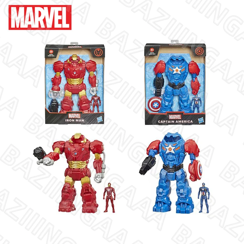 

Marvel Classic Character Battle Hero Series Red Blue Machine Armor Iron Man 15.24cm Action Figure Toys Doll Hasbro Children's
