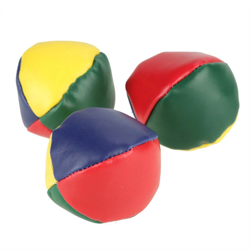 

Children's Handmade Leather Sandbags Classic Children's Leisure Traditional Ball Games Juggling Sports Sense Training Toy Balls